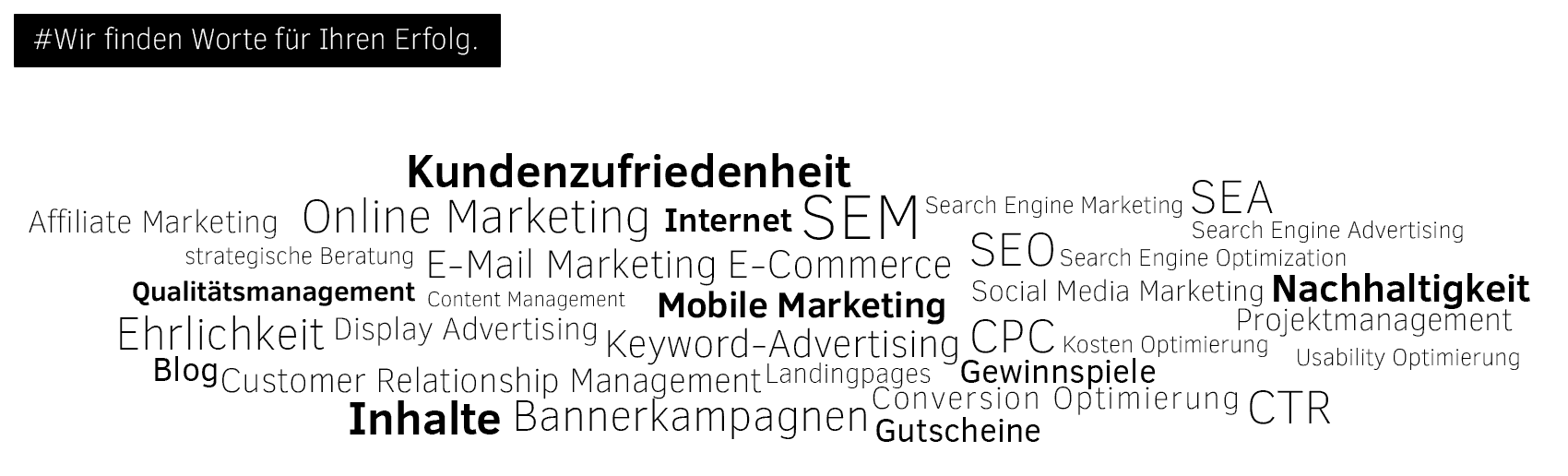 Keywords sind nicht immer leicht zu finden